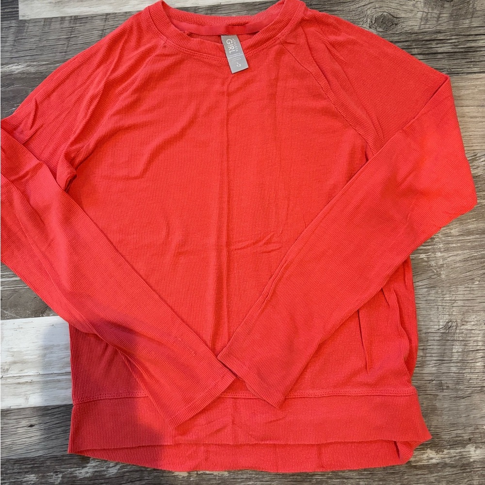 Athleta girl long sleeves top size 12